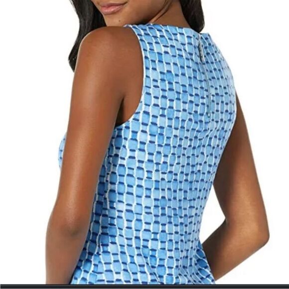 Tommy Bahama Darcy Geo Waves Dress. S - Picture 7 of 10